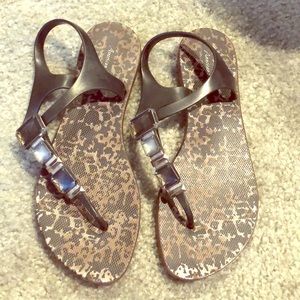American Eagle rubber rain sandals